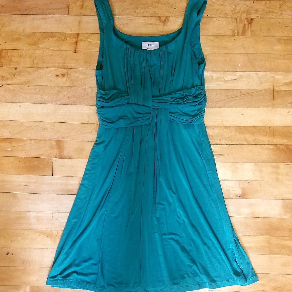 Loft Petite Wrap Detail Dress